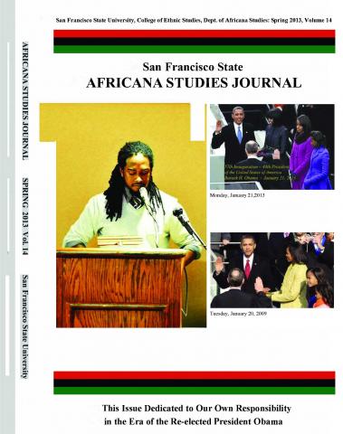 Africana Studies Journal  cover