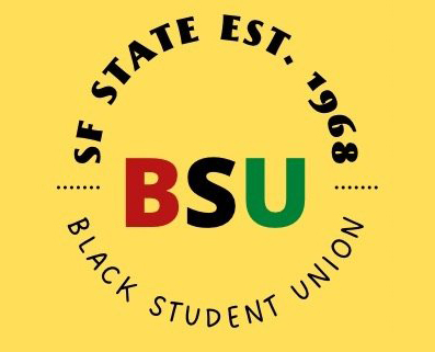 Black Student Union logo on a yellow background