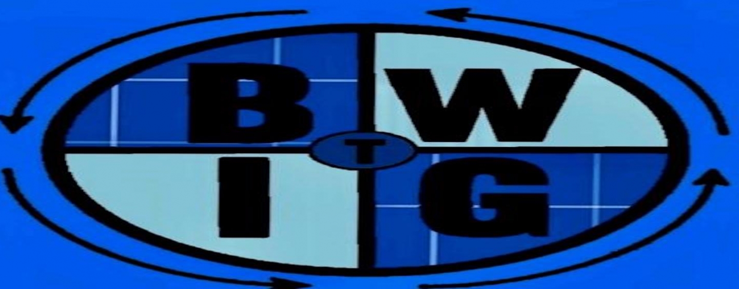 Blue BWIG sign