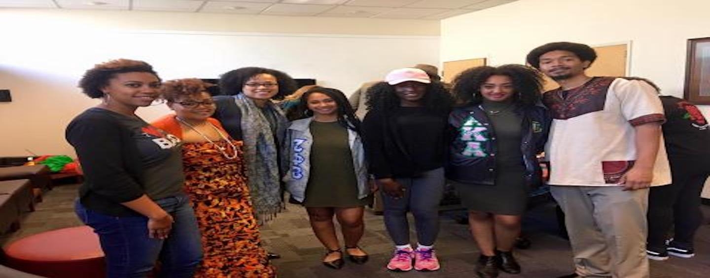 Africana studies students and faculty at semi-annual luncheon
