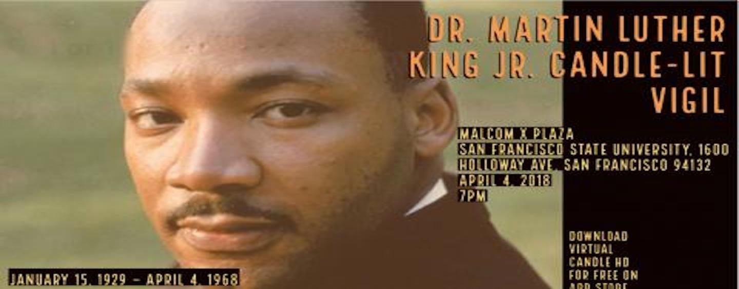 Dr. Martin Luther King, Jr. Virtual Vigil flyer