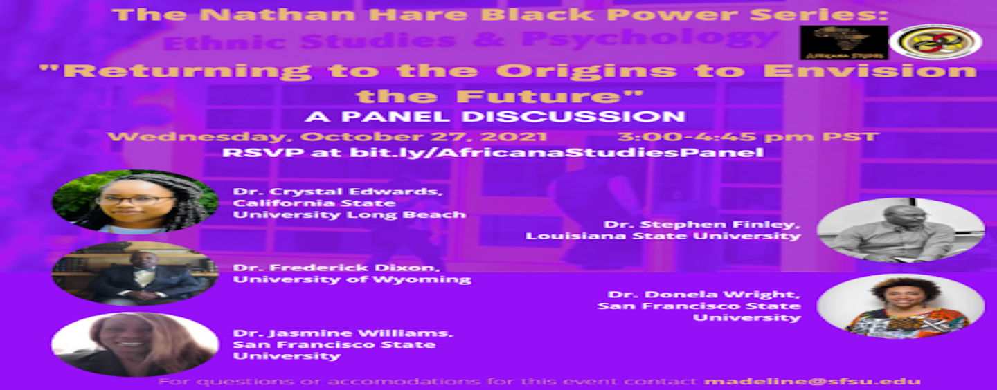Panel Discussion flyer